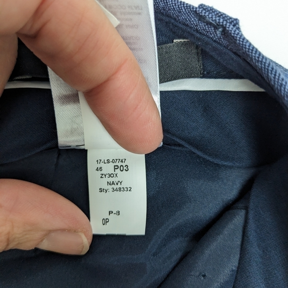 Banana Republic Ryan slim wool blend pants size 0P - Picture 11 of 14